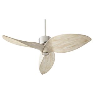 Hawkeye 52" Hanging Ceiling Fan in Satin Nickel