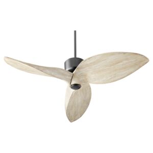 Hawkeye 52" Hanging Ceiling Fan in Textured Black