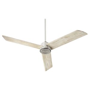 Trio 60" Hanging Ceiling Fan in Satin Nickel