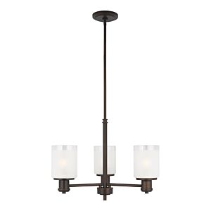 Norwood 3-Light Chandelier in Bronze / Dark