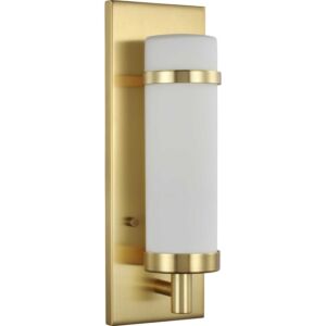 Hartwick 1-Light Wall Sconce in Satin Brass