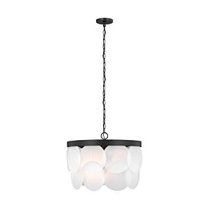 Visual Comfort Studio Mellita 6-Light Pendant Light in Midnight Black