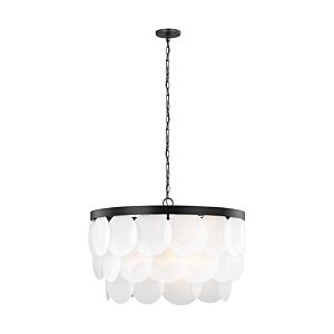 Mellita 8-Light Pendant in Midnight Black