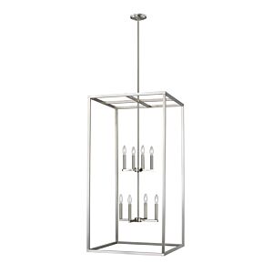 Generation Lighting Moffet Street 8-Light Foyer Light in Brushed Nickel