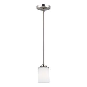 Generation Lighting Kemal Mini Pendant in Brushed Nickel