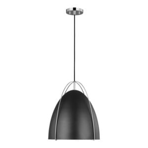 Visual Comfort Studio Norman Pendant Light in Chrome