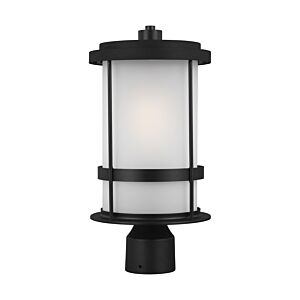 Generation Lighting Wilburn Outdoor Post Light in Black