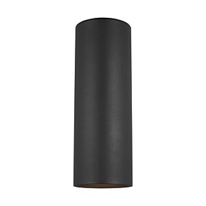 Visual Comfort Studio Outdoor Cylinders 2-Light Outdoor Wall Light in Black