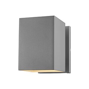 Visual Comfort Studio Pohl Outdoor Wall Light in Painted Brushed Nickel