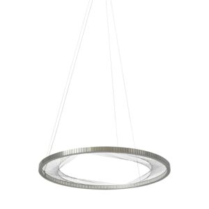 Interlace 1-Light LED Suspension in Satin Nickel