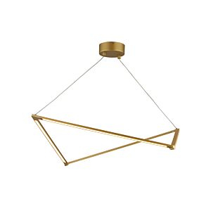 Balto 1-Light LED Linear Suspension in Satin Gold