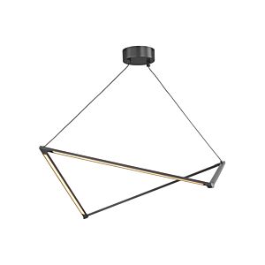 Balto 1-Light LED Linear Suspension in Gunmetal