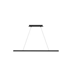 Dessau 1-Light LED Suspension in Nightshade Black