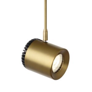 Burk 1-Light LED Head in Aged Brass