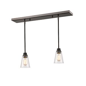 Z-Lite Annora 1-Light Linear Pendant Light In Olde Bronze