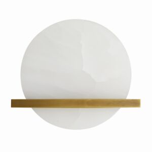 Savion 1-Light Wall Sconce in White