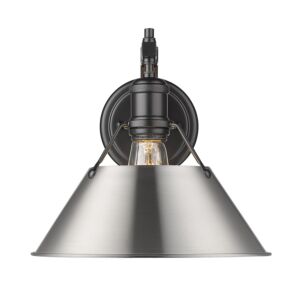 Orwell BLK 1-Light Wall Sconce in Matte Black