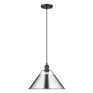 Orwell BLK 1-Light Pendant in Matte Black