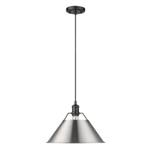 Orwell BLK 1-Light Pendant in Matte Black