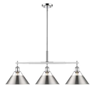 Orwell CH 3-Light Linear Pendant in Chrome