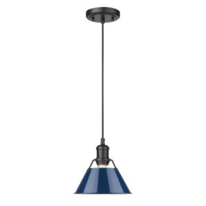 Orwell BLK 1-Light Mini Pendant in Matte Black