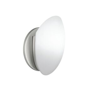 1-Light Wall Sconce in Brushed Nickel