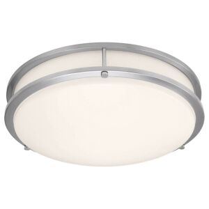 Solero II 1-Light LED Flush Mount in Brushed Steel