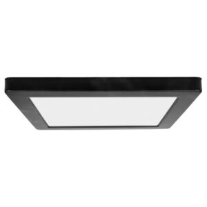 ModPlus SQ 1-Light LED Flush Mount in Black