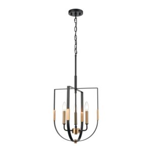 Heathrow 3-Light Pendant in Matte Black