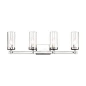 Melinda 4-Light Bathroom Vanity Light in Polished Chrome