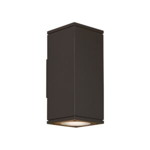 Tegel 1-Light LED Outdoor Wall Lantern in Bronze