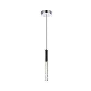 Ruelle 1-Light LED Pendant in Chrome