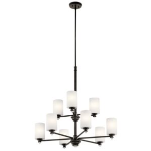 Joelson 9-Light LED Chandelier in Olde Bronze