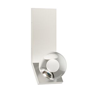 Mina 1-Light LED Wall Sconce in Polished Nickel