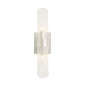 Elyse 2-Light Wall Sconce in Polished Nickel