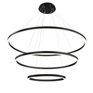 Eurofase Spunto 1-Light Chandelier in Black