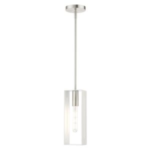 Soma 1-Light Pendant in Brushed Nickel