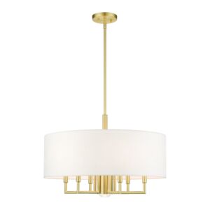 Meridian 7-Light Chandelier in Satin Brass