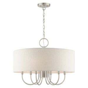 Blossom 7-Light Chandelier in Brushed Nickel