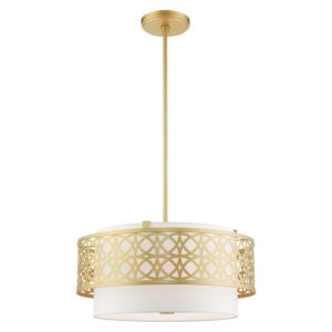 Calinda 4-Light Chandelier in Soft Gold