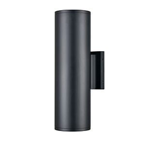 Vegas 2-Light Outdoor Wall Sconce in Matte Black