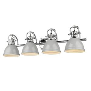 Duncan CH 4-Light Bathroom Vanity Light in Chrome