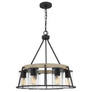 Brockton 6-Light Chandelier in Grey Ash