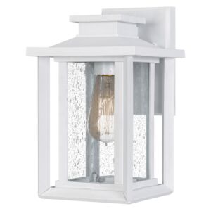 Wakefield 1-Light Outdoor Wall Mount in Matte White