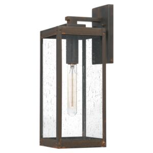 Westover 1-Light Outdoor Wall Mount in Industrial Bronze