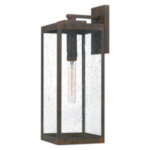 Westover 1-Light Outdoor Wall Mount in Industrial Bronze