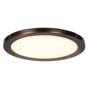 Disc 1-Light LED Flush Mount in Bronze