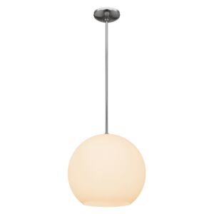 Nitrogen 1-Light LED Pendant in Brushed Steel