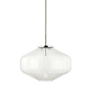 Bennett 1-Light Pendant in Polished Nickel