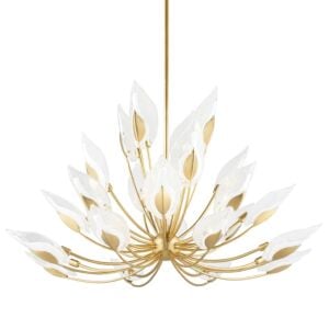 Blossom 24-Light 2Chandelier in Gold Leaf